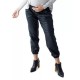 Leather Ankle Jogger Maternity Pants