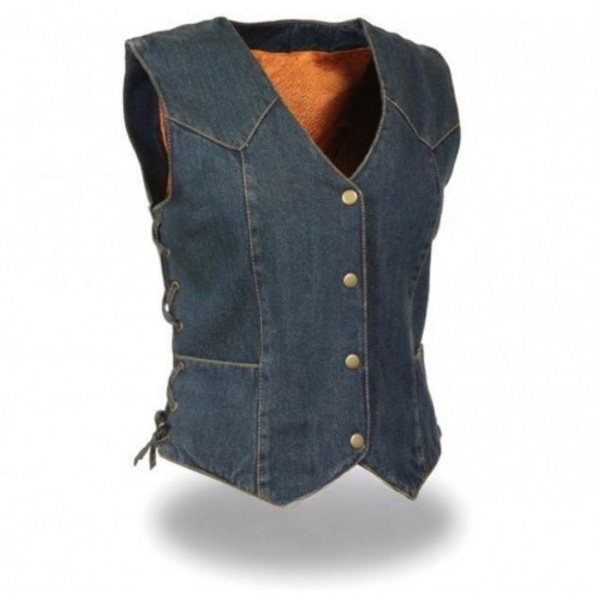 Women's Classic Denim Vest